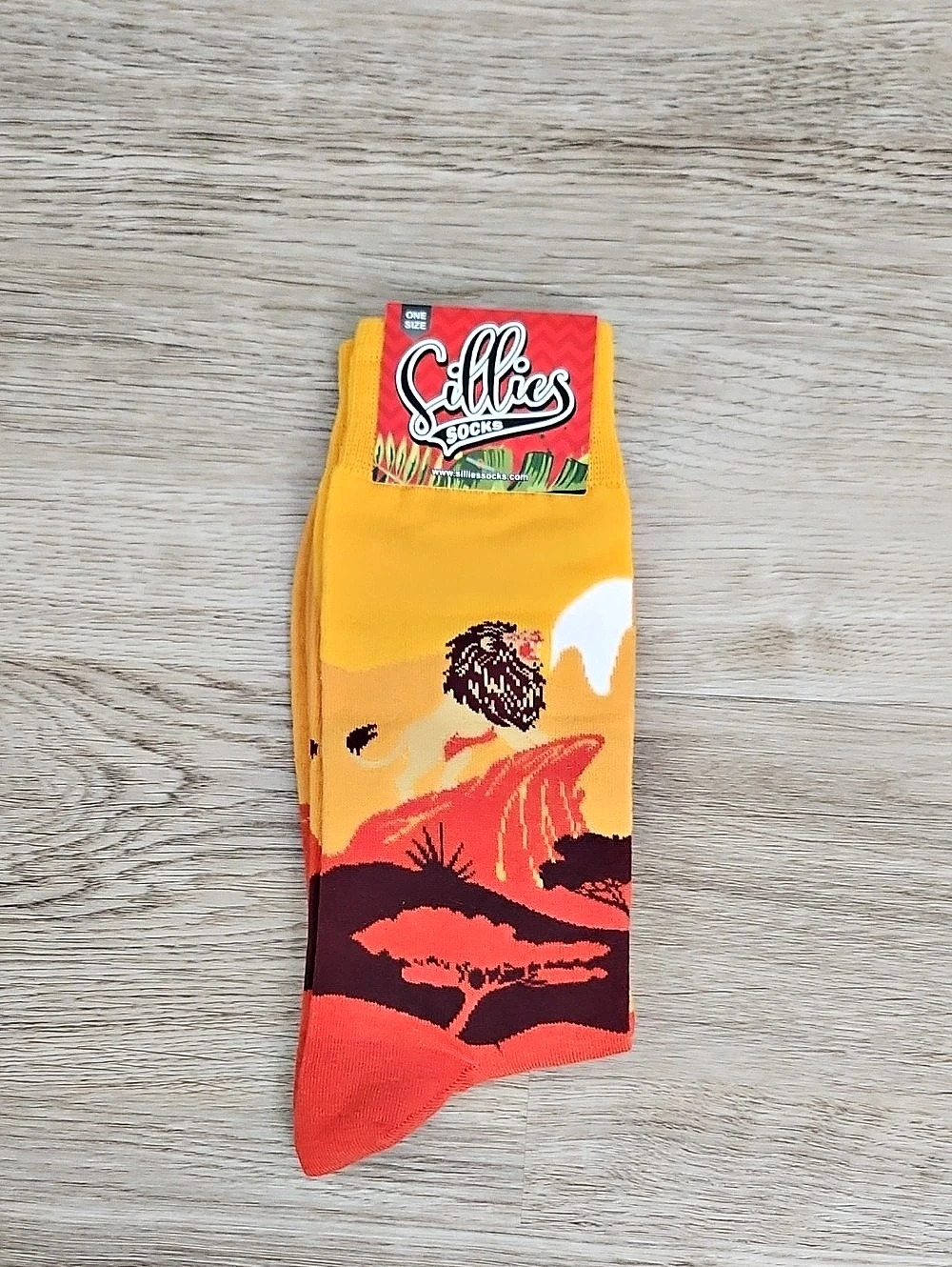 Sillies Socks Lion King Crew Socks NWT